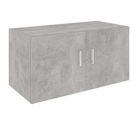 vidaXL Armadietto da Parete Grigio Cemento 80x39x40 cm in Truciolato