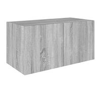 vidaXL Armadietto da Parete Grigio Sonoma 80x39x40cm Legno Multistrato