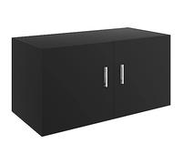 vidaXL Armadietto da Parete Nero 80x39x40 cm in Truciolato