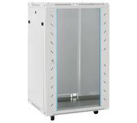 vidaXL Netwerkkast 18U 19" IP20 60x60x100 cm grijs