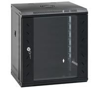 vidaXL Armadietto di Rete a Parete 12U da 19" IP20 53x40x60 cm, Armadio di Rete autoportante, Armadio Dati, Supporto di Rete