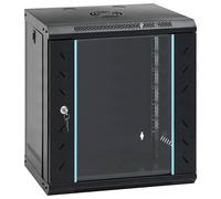 vidaXL Armadietto di rete Nero 53 x 45 x 60 cm Acciaio