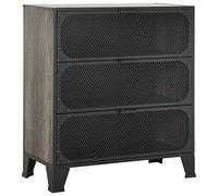 vidaXL Armadietto Grigio 72x36x82 cm in Metallo e MDF