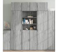 vidaXL Armadietto Grigio Sonoma 70x42,5x225 cm in Truciolato