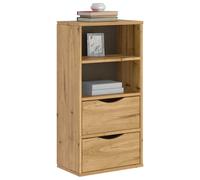 vidaXL Armadietto Laterale con Cassetti ODDA 40x24x79 cm Legno di Pino