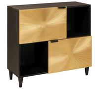 vidaXL Armadietto laterale: credenza rettangolare moderna per soggiorno, interno, mensola per mobili con ante