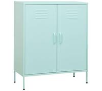 VIDAXL - Armadietto Menta 80x35x101,5 Cm In Acciaio
