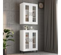 vidaXL Armadietto Pensile a Parete Bianco 69,5x34x90 cm