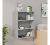 vidaXL Armadietto Pensile a Parete Grigio Sonoma 69,5x32,5x90 cm