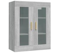 vidaXL Armadietto Pensile a Parete Grigio Sonoma 69,5x34x90 cm
