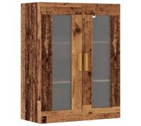 vidaXL Armadietto Pensile a Parete Legno Antico 69,5x34x90 cm, armadietto a Parete, espositore a Muro, credenza, armadietto pensile, Mobile pensile