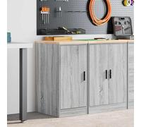 vidaXL Armadietto per Garage Grigio Sonoma 40x51x85 cm