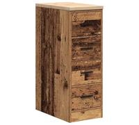 vidaXL Armadietto per Garage in Legno Vecchio 30x51x85 cm, Armadio, Armadio per Attrezzi, Armadio Base, Armadio per Garage, Armadio di stoccaggio