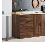 vidaXL Armadietto per Garage in Rovere Marrone 60x51x85 cm