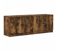 vidaXL Armadietto per letto 2 pcs Quercia Affumicata 66 x 35 x 48 cm, Ripostiglio per camera, unità modulare, comodino rettangolare, design minimalista, mobile funzionale, organizer moderno