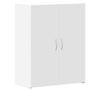 vidaXL Schedario Bianco 60x32x77,5 cm in Legno Multistrato, Mobile da Ufficio, portaoggetti da Ufficio, Mobile Porta File, arredo da Ufficio
