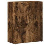 vidaXL Schedario Rovere Fumo 60x32x77,5 cm in Legno Multistrato, Mobile da Ufficio, portaoggetti da Ufficio, Mobile Porta File, arredo da Ufficio