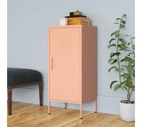 vidaXL Armadietto Rosa 42,5x35x101,5 cm in Acciaio