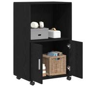 vidaXL Armadietto Rovere Nero 55 x 40 x 82 cm | Sfrutta al massimo quegli angoli difficili per migliorare lo spazio di archiviazione,