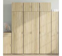 vidaXL Armadietto Rovere Sonoma 70x42,5x225 cm in Legno Multistrato, Mobile da Bagno, portaoggetti da Bagno, Mobile di conservazione, unità da Bagno
