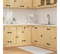 vidaXL Armadietto SKI Marrone Miele 80 x 80 x 81 cm Pino massello