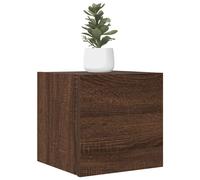 vidaXL Armadietto TV Montato a Parete Rovere Marrone 30,5x30x30 cm