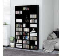 vidaXL Armadietto TV Nero 102x16x177,5 cm in Legno Multistrato