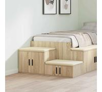 vidaXL Armadio 2 pcs Rovere Sonoma 108 x 41 x 40 cm Legno multistrato