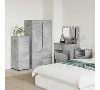 vidaXL Armadio 40 x 48 x 105 cm Legno ingegnerizzato Grigio cemento