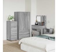vidaXL Armadio 40 x 48 x 105 cm Legno ingegnerizzato Grigio Sonoma