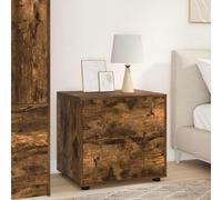 vidaXL Armadio 60 x 48 x 57 cm Legno ingegnerizzato Rovere fumé