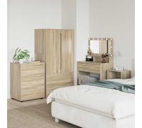 vidaXL Armadio 60 x 48 x 81 cm Legno ingegnerizzato Rovere Sonoma