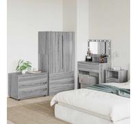 vidaXL Armadio 80 x 48 x 57 cm Legno ingegnerizzato Grigio Sonoma