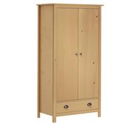 vidaXL Armadio a 2 Ante Hill 89x50x170 cm Legno Massello di Pino