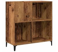 vidaXL Mobile Porta Dischi Legno Antico 84,5x38x89cm Legno Multistrato, Mobile per Giradischi, Porta Dischi, mobiletto Porta vinili