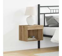 vidaXL Centro di intrattenimento in rovere artigianale | Stoccaggio aperto e cassetto | Solo per interni | Design rettangolare elegante per soggiorno o ufficio | Costruzione in legno di qualità