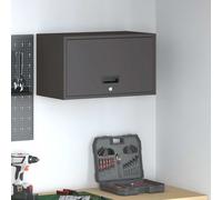 vidaXL Armadio a muro per garage Nero 60 x 33 x 35 cm