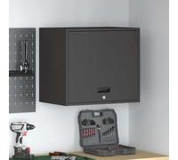 vidaXL Armadio a muro per garage Nero 60 x 40 x 53 cm