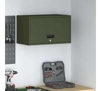 vidaXL Armadio a muro per garage Oliver verde 60 x 33 x 35 cm