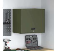 vidaXL Armadio a muro per garage Oliver verde 60 x 40 x 53 cm