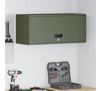 vidaXL Armadio a muro per garage Oliver verde 80 x 33 x 35 cm