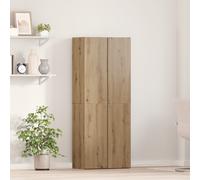 vidaXL Armadio alto in rovere artisan 60 x 32 x 153 cm in legno ingegnerizzato