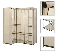 VIDAXL - Armadio Angolare Crema 130x87x169 Cm