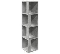 vidaXL Armadio Angolare Grigio Cemento 33x33x132 cm in Truciolato