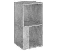 vidaXL Armadio Angolare Grigio Cemento 33x33x67 cm in Truciolato