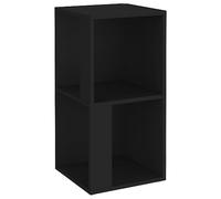 vidaXL Armadio Angolare Nero 33x33x67 cm in Truciolato