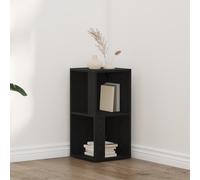 vidaXL Armadio Angolare Nero Rovere 33x33x67 cm Legno ingegnerizzato
