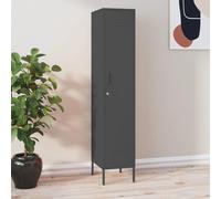 vidaXL Armadio Antracite 35x46x180 cm in Acciaio