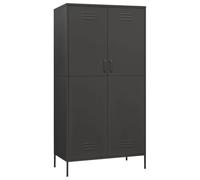 vidaXL Armadio Antracite 90x50x180 cm in Acciaio