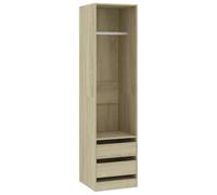 Armadio cassetti rovere sonoma 50x50x200 cm legno multistrato